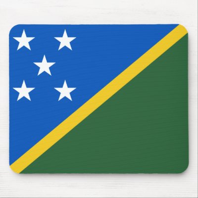 Solomon Islands Flag Mousepad by FlagAndMap