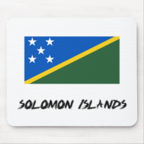 Solomon Islands Flag mousepads by flagshirt Solomon Islands Flag mousepads