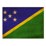 Solomon Islands Flag postcards