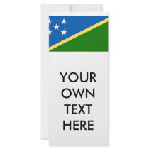 Solomon Islands Flag rack cards by flagshirts Solomon Islands Flag rack cards