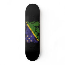 Solomon Islands Flag Skateboard Deck