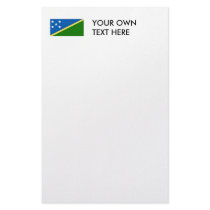 Solomon Islands Flag stationery by flagshirts Solomon Islands Flag stationery