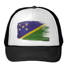 Solomon Islands Flag Trucker Hat