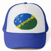 Solomon Islands Gnarly Flag Hat by Flagnostic Solomon Islands Gnarly Flag Hat