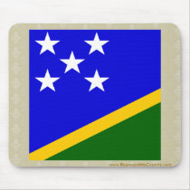 Solomon Islands High quality Flag Mouse Pad