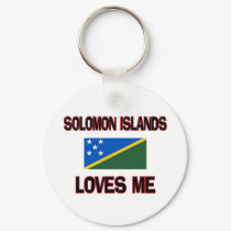 Solomon Islands Loves Me keychains by flagshirt Solomon Islands Loves Me keychains