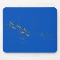 Solomon Islands Map Mousepad