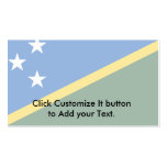 Solomon Islands, Slovenia flag Business Card Template
