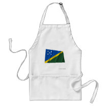 Solomon Islands Waving Flag aprons by Vexillophile Solomon Islands Waving Flag aprons