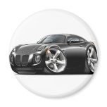 Solstice Black Car magnets
