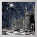 Solstice Night Gothic Landscape Print print