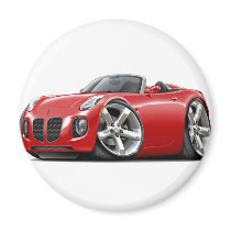 Solstice Red Convertible Refrigerator Magnets