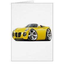 Solstice Yellow Convertible Card