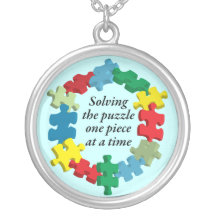 Solving the Puzzle...Lt. Blue Necklace