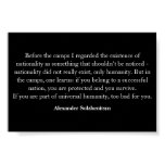 Solzhenitsyn on Nationalism - Poster posters