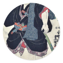 Somagahama Fuchiemon wrestler by Utagawa,Toyokuni Stickers