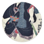 Somagahama Fuchiemon wrestler by Utagawa,Toyokuni stickers