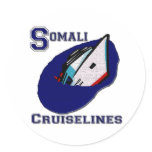 Somali Cruiselines Round Stickers
