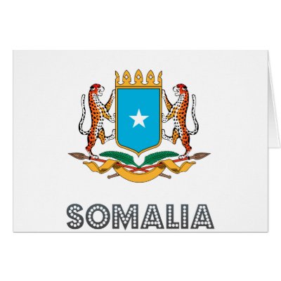 Somali Emblem Greeting Card by FlagStore