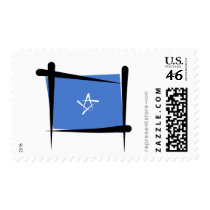Somalia Brush Flag Postage Stamps