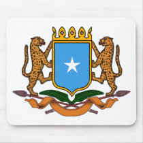 Somalia coat of arms mousepads