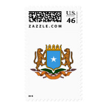 Somalia coat of arms postage