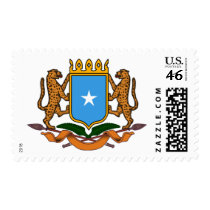 Somalia coat of arms postage