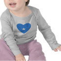Somalia Flag Heart T-Shirt