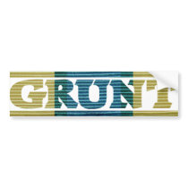 Somalia GRUNT Campaign Ribbon Bumper Stickers
