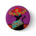 Sombrero Cat Brother buttons by FlyingHorseDesign Sombrero Cat Brother buttons