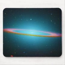 Sombrero Galaxy in infrared light Mouse Pad