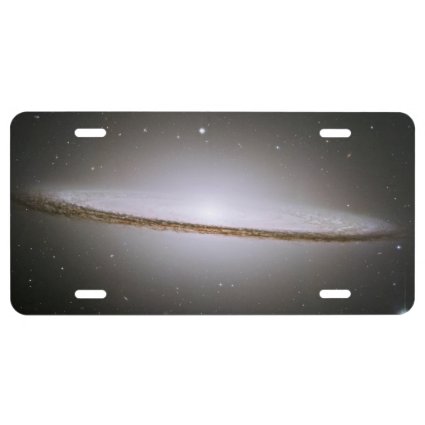 Sombrero Galaxy License Plate