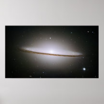 Sombrero Galaxy, M 104, NGC 4594, IRAS 12373-1121 Poster