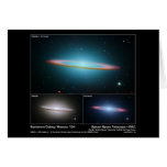 Sombrero Galaxy (Messier 104) – Spitzer Space Tele Greeting Card
