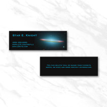 Sombrero Galaxy Profile Card business cards by annaleeblysse Sombrero Galaxy Profile Card business cards