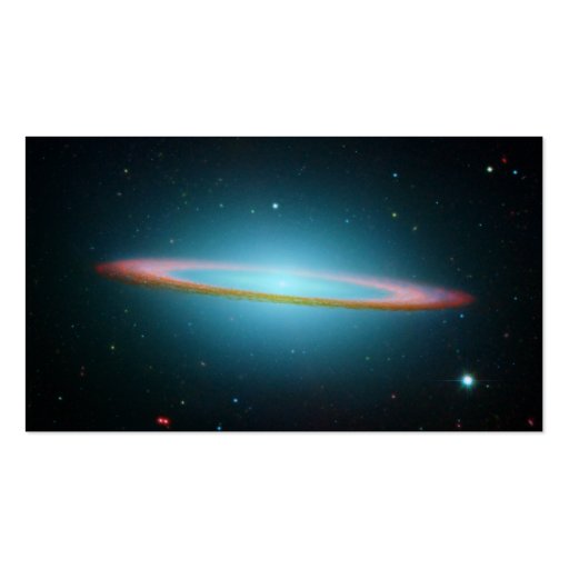 Sombrero Galaxy Profile Card Business Cards (front side)