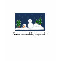Some Assembly Required Snowman Scene t-shirts
