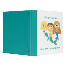“Some Boys are Mermaids Too” Vinyl Binder
