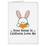 Some Bunny In California Loves Me Greeting Card