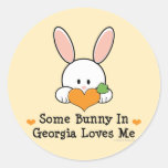 Some Bunny In Georgia Loves Me Stickers