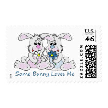 Some Bunny Loves Me. postage by ironydesignsdoodle Some Bunny Loves Me. postage