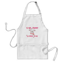 Some Bunny Loves You Apron