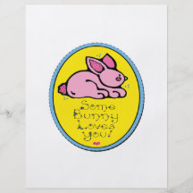 Some Bunny Loves You Flyer Design
