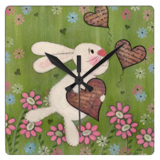 Some Bunny Loves You - Kids Wall Clock