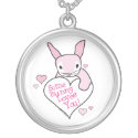 Some Bunny Loves You Necklace necklace