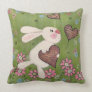 Some Bunny Loves You- Valentine's Rabbit Kids Art american mojo pillows by TwoLittleWitches Some Bunny Loves You- Valentine's Rabbit Kids Art american mojo pillows