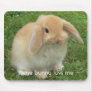 some bunny luvs me mouse mat