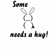 Some bunny needs a hug t-shirt by mamaeliza Some bunny needs a hug t-shirt
