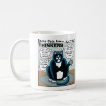 Some Cats Are Thinkers  Mug