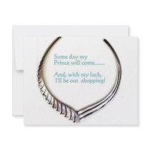SOME DAY MY PRINCE WILL COME 1 CUSTOM INVITATIONS